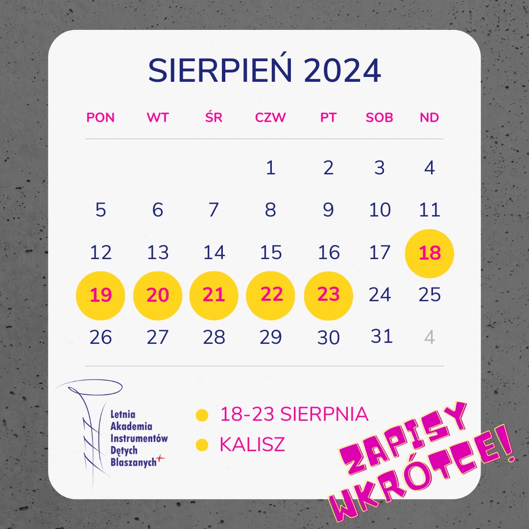 Termin 2024!