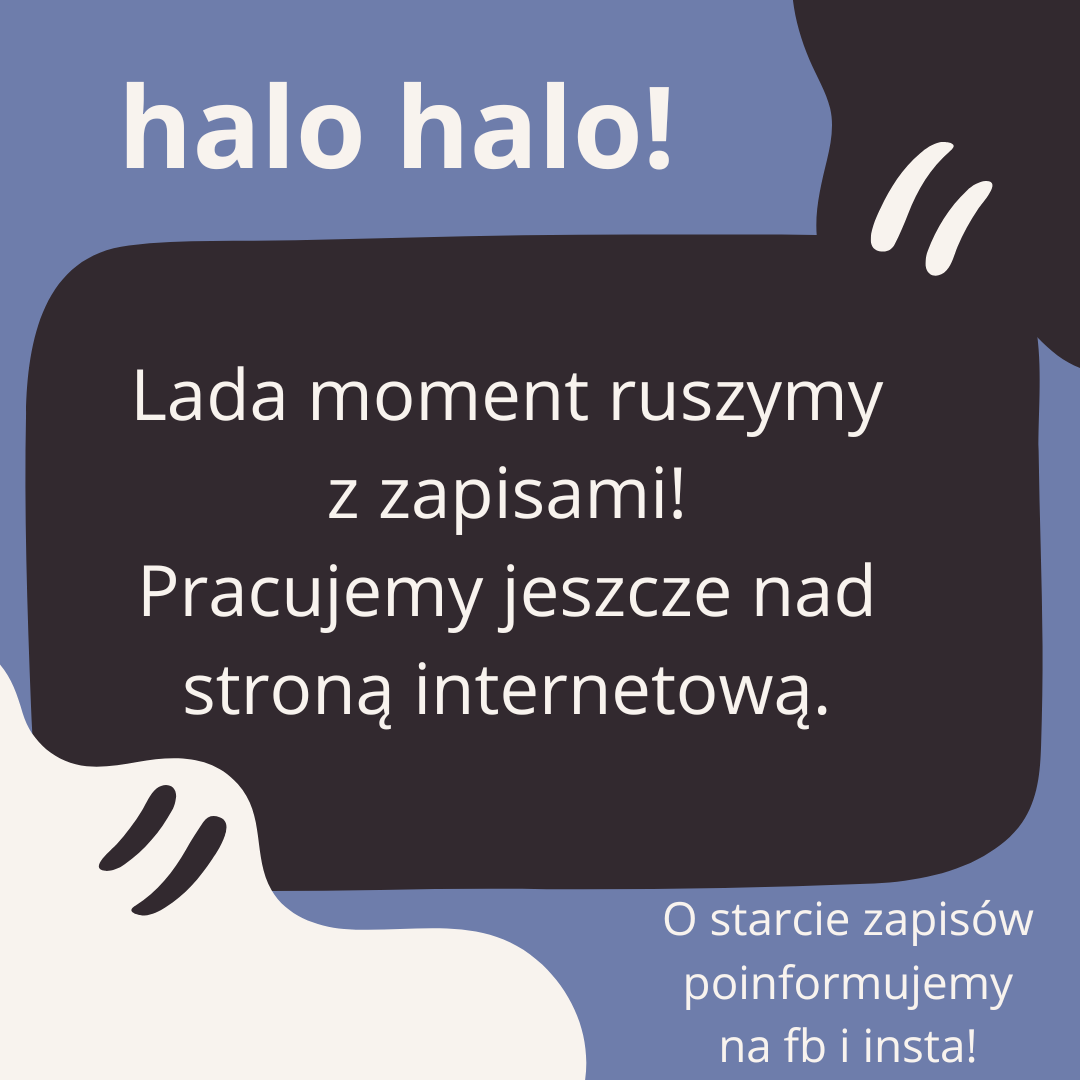 Zapisy już za chwilę!