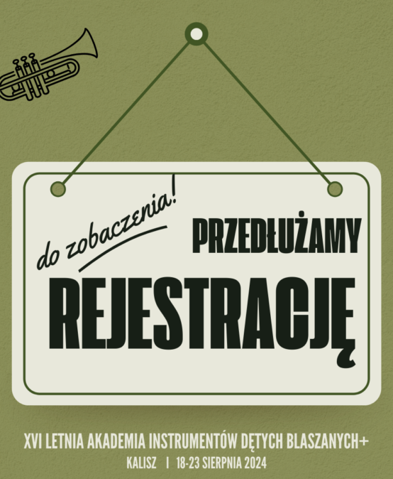 Przedłużamy rejestrację!