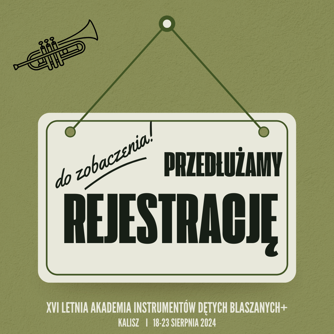 Przedłużamy rejestrację!